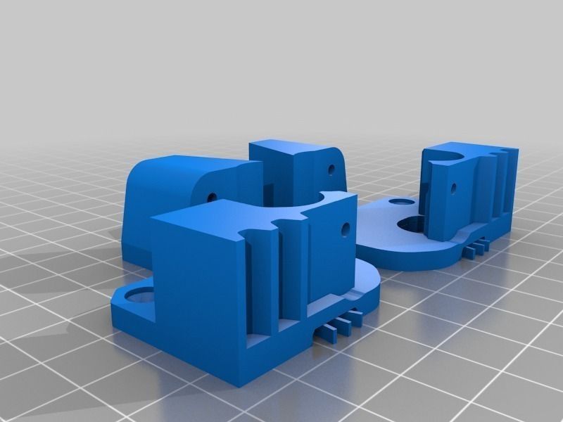 Adjustable Extruder Drive Block Upgrade for Replicator 2X Free 3D print model_5