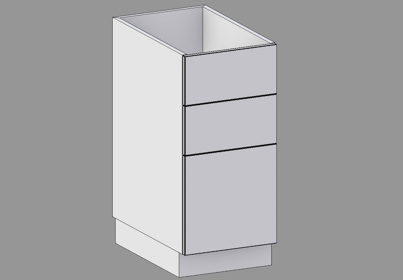 Kitchen Cabinet Collection Low-poly 3D model_28