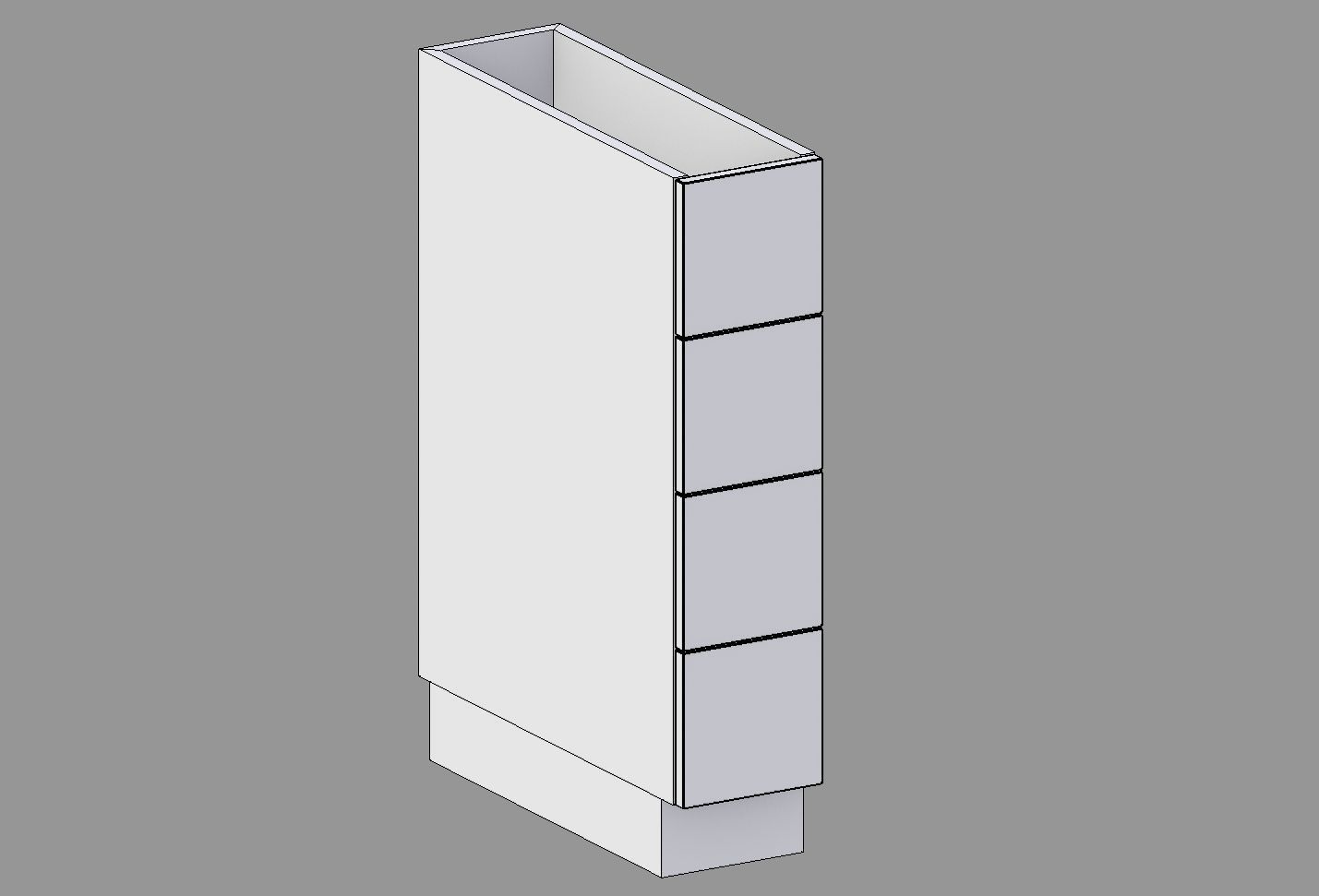 Kitchen Cabinet Collection Low-poly 3D model_25