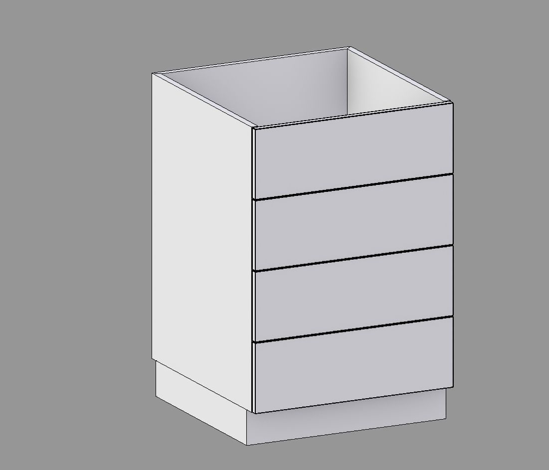 Kitchen Cabinet Collection Low-poly 3D model_29