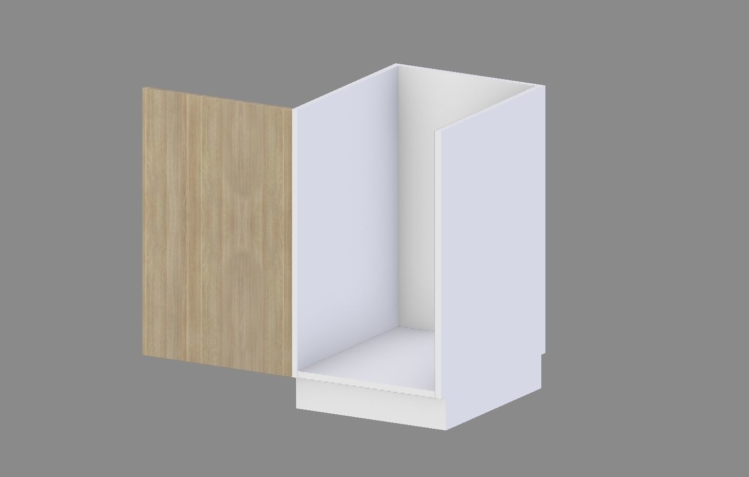 Kitchen Cabinet Collection Low-poly 3D model_19