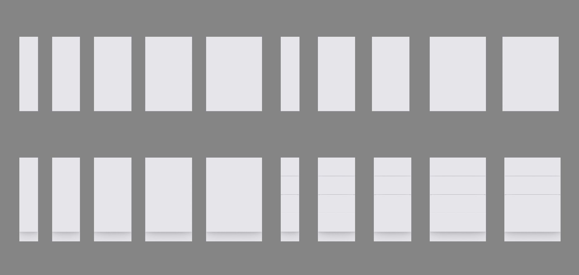 Kitchen Cabinet Collection Low-poly 3D model_10