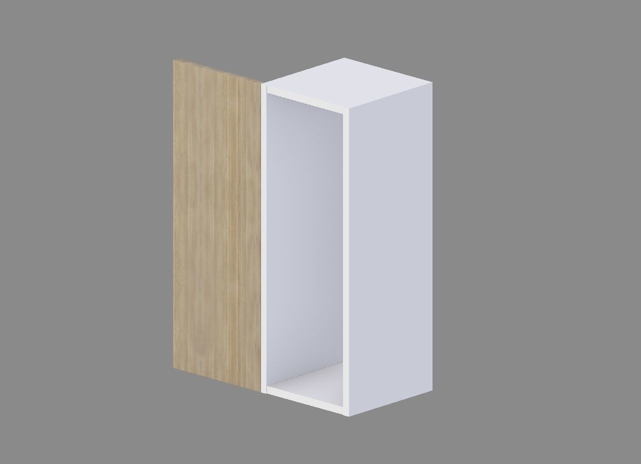 Kitchen Cabinet Collection Low-poly 3D model_15