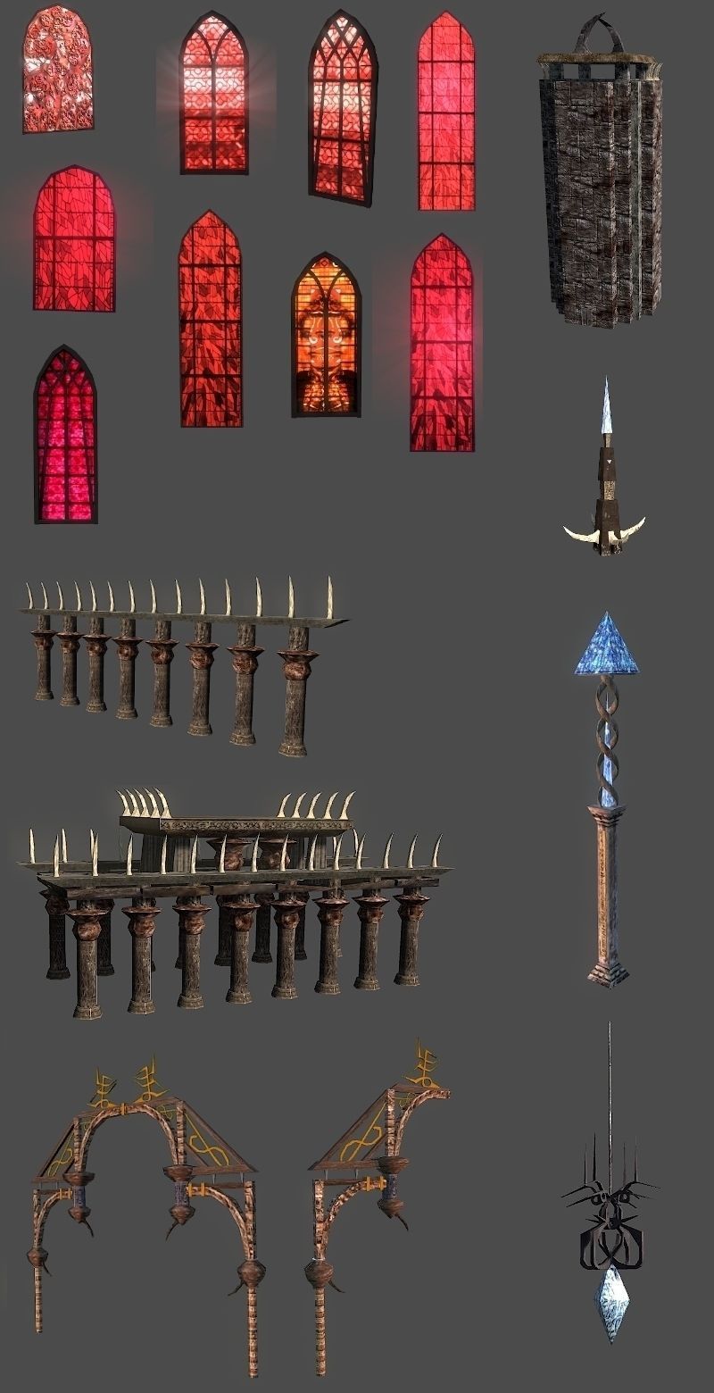 Fantasy Pack II - Underworld - Free Release Free low-poly 3D model_11