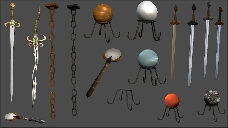 Fantasy Pack II - Underworld - Free Release Free low-poly 3D model_10