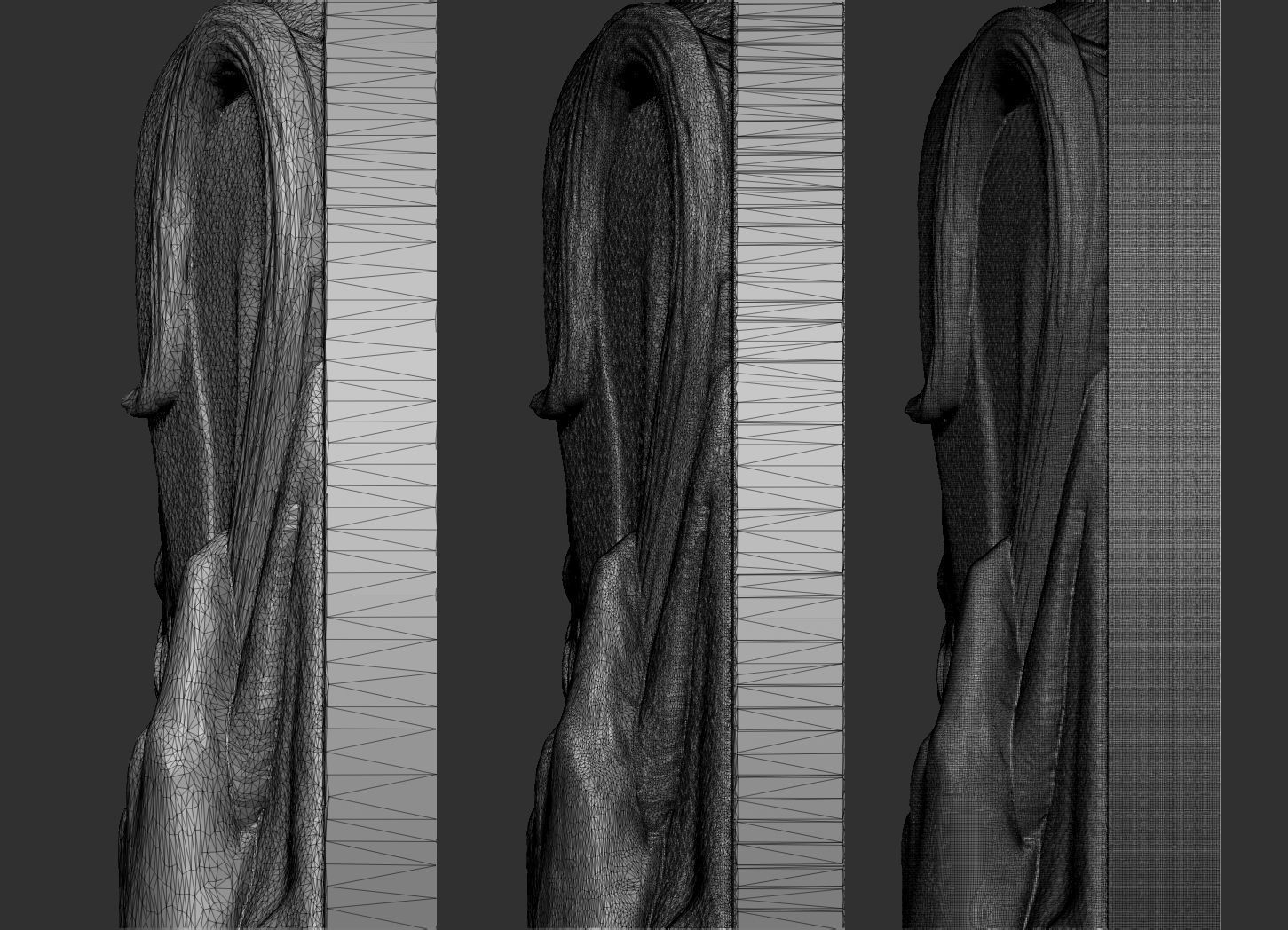 Jesus The Good Shepherd Medallion 3D print model_5