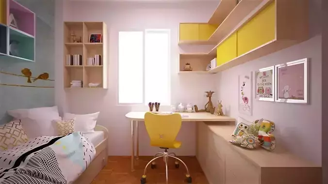 child room 3D model