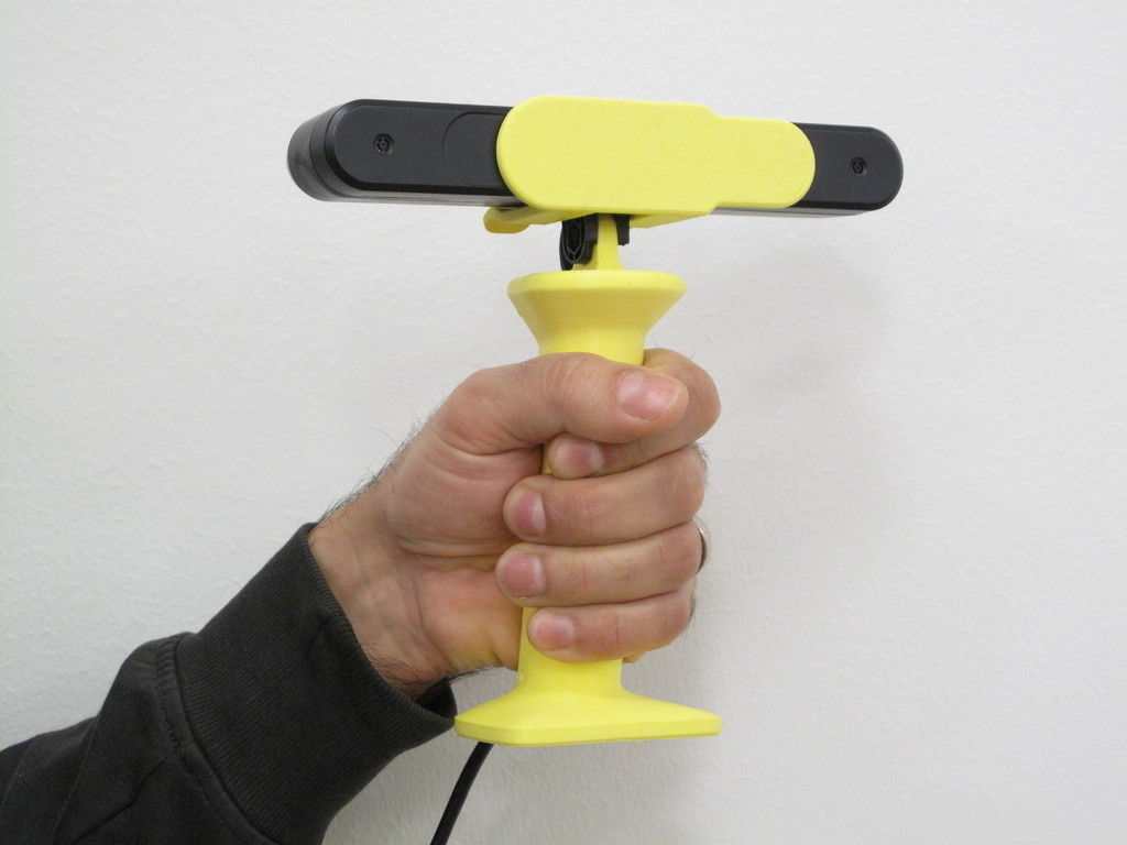 ASUS XTION 3D scanner - Handle and Lens Cover Free 3D print model_3