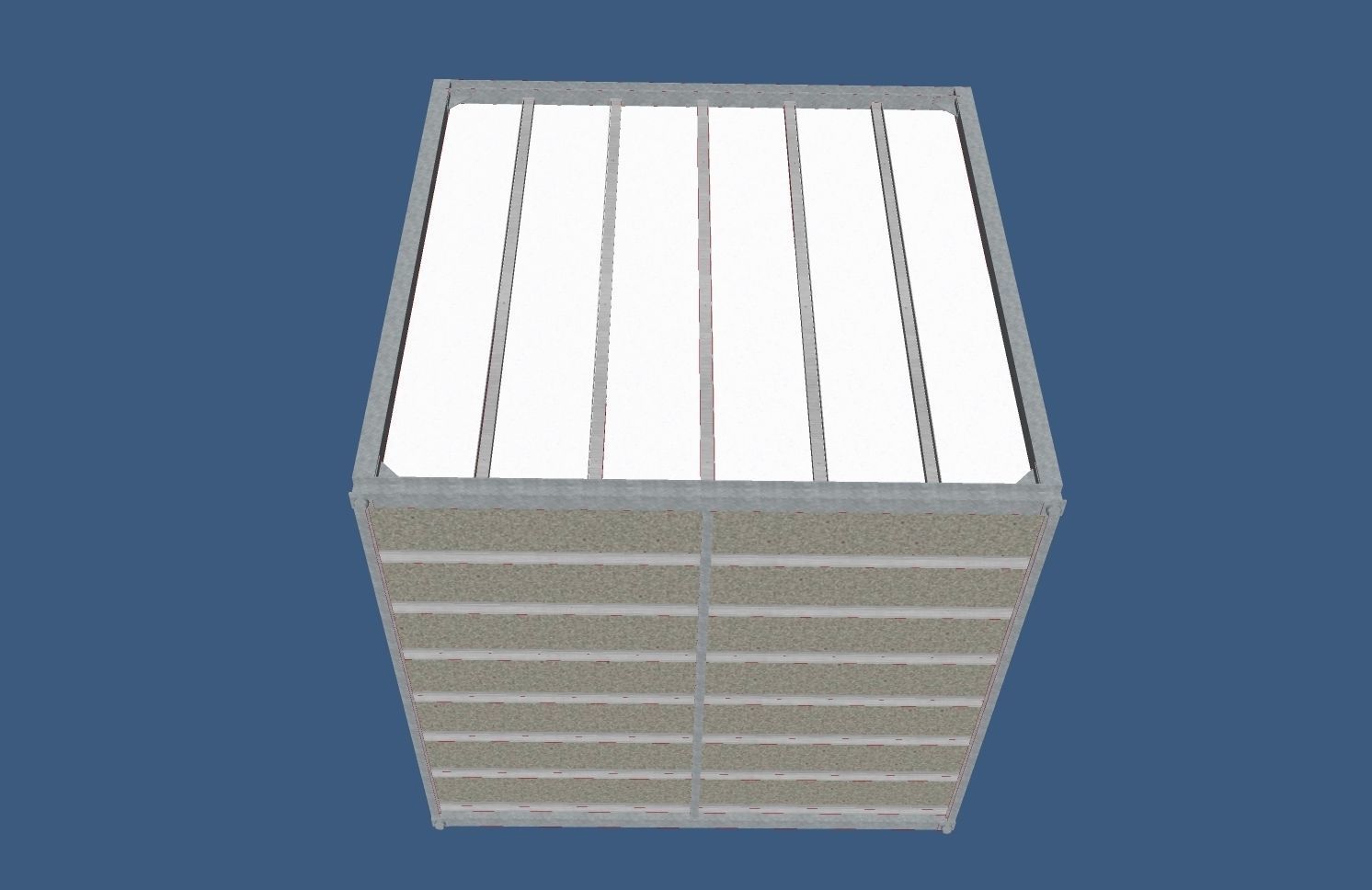 Modular Assembly Set A - Base Hallway 3D model_3