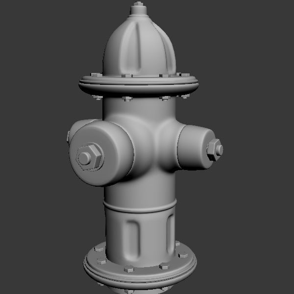 Firehydrant fire hydrant 3D model_7