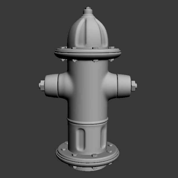 Firehydrant fire hydrant 3D model_8