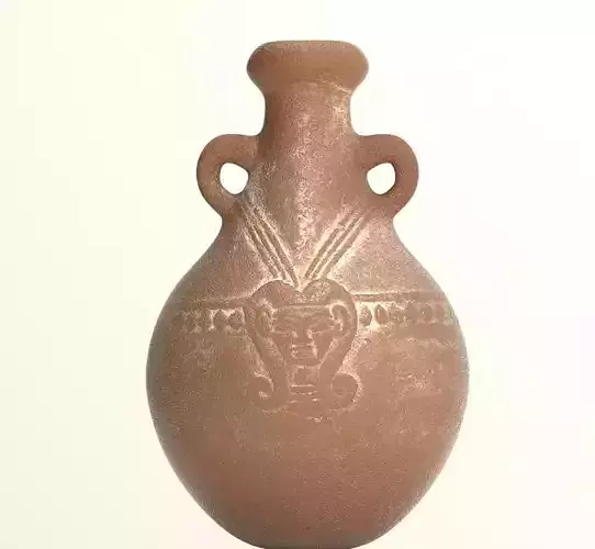 Egyptian ceramic pot 3D model