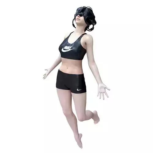 CYBERSPORT woman in swimsuit