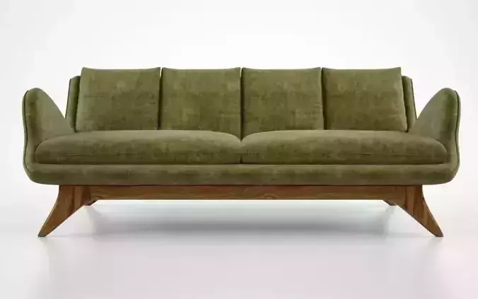 Vladimir Kagan Venetian sofa 3D model