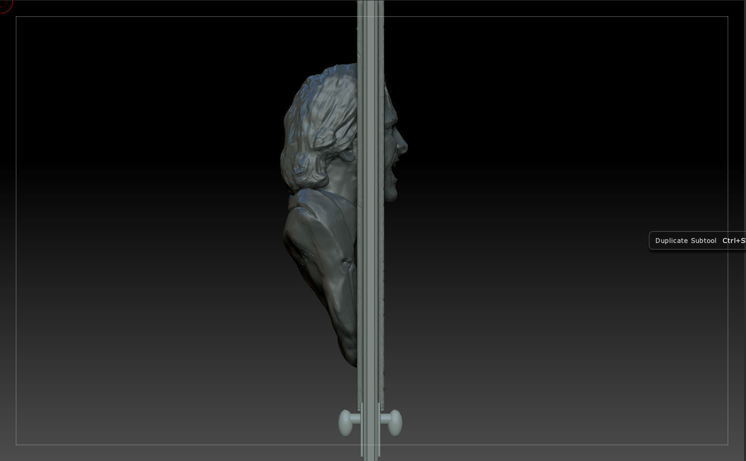 The Shining Jack Nicholson Door Scene TEXTURED 3D print model_23