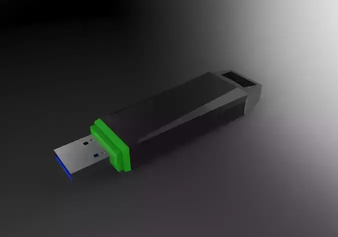 USB Pen Drive 3D model
