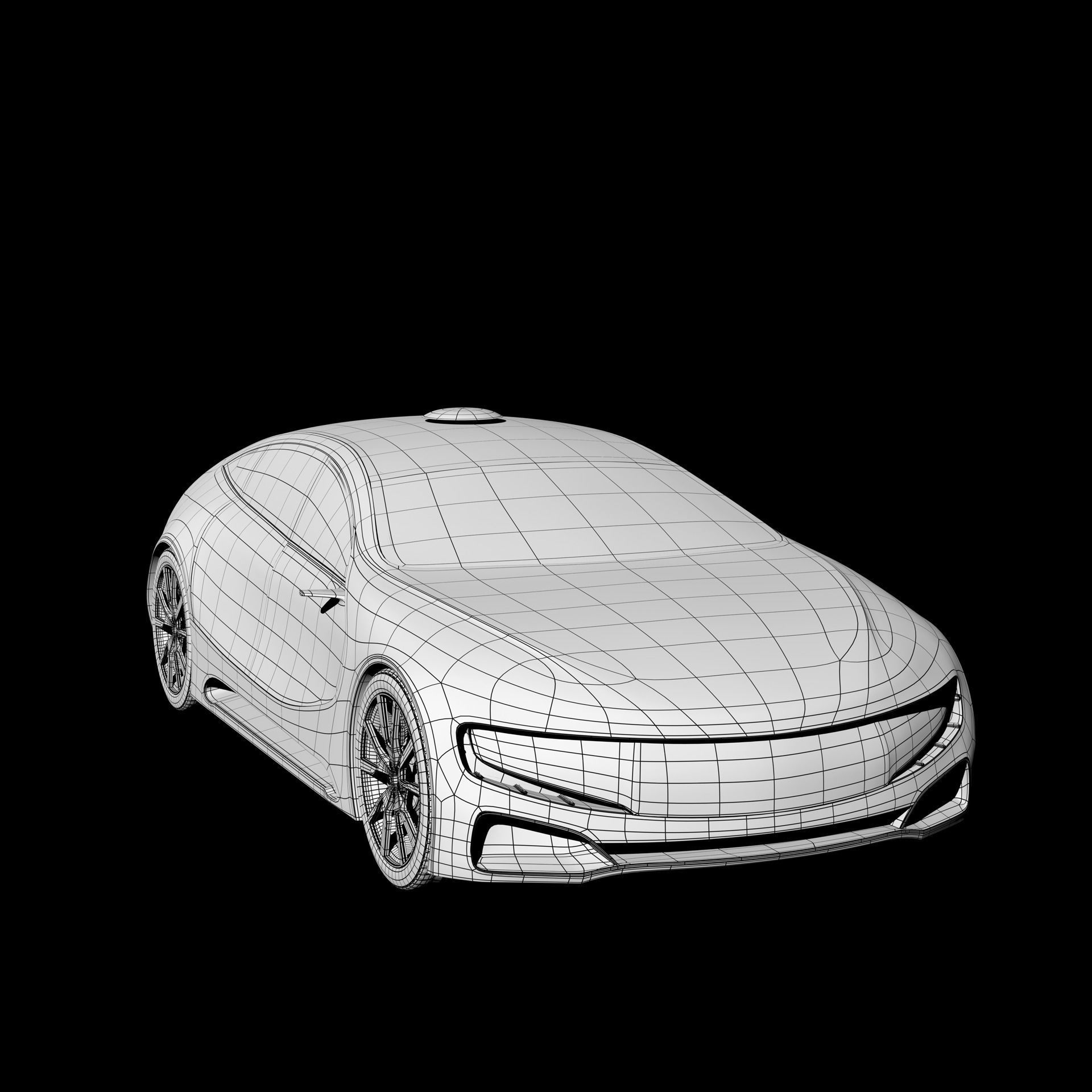 LeEco - LeSee 2016 Low-poly 3D model_4