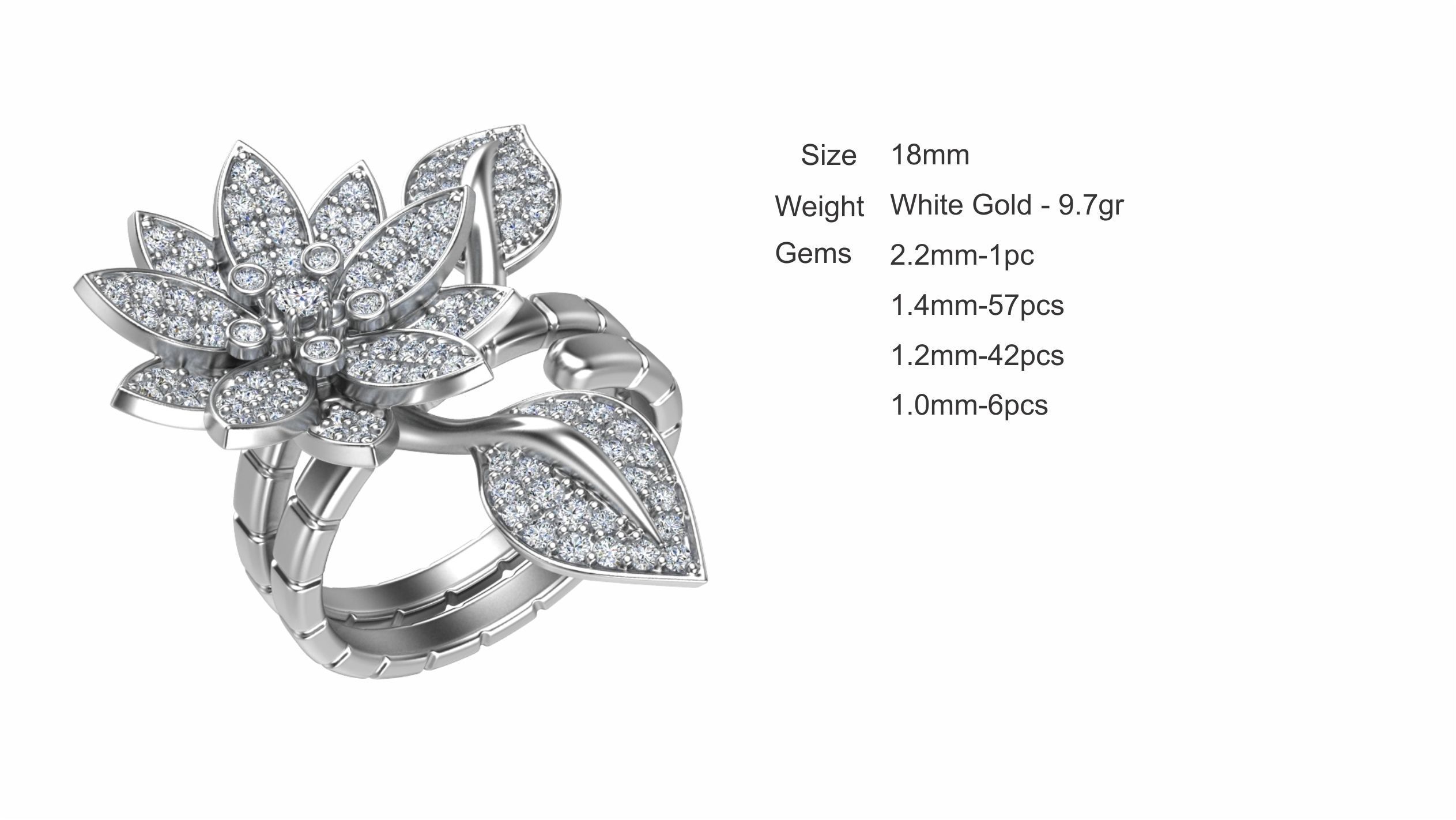 Floral Design - 3 3D print model_1