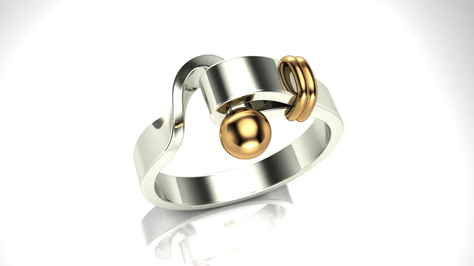 Unique Ring Design - 2 3D print model