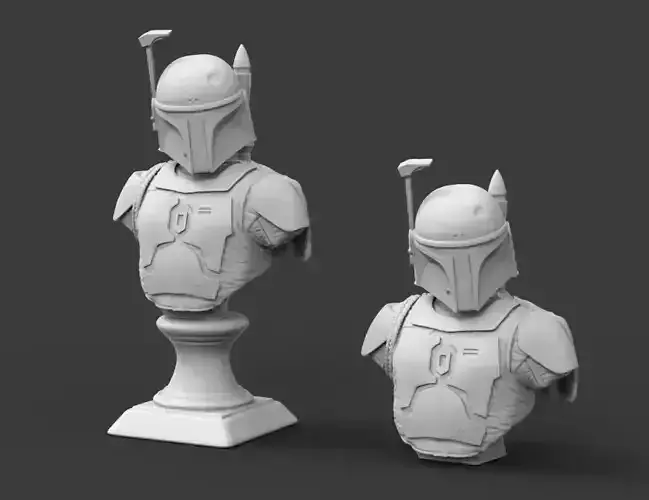 Galaxy hunter  Bust Fan Art 3D print model