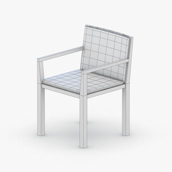 0531 - Chair Low-poly 3D model_1