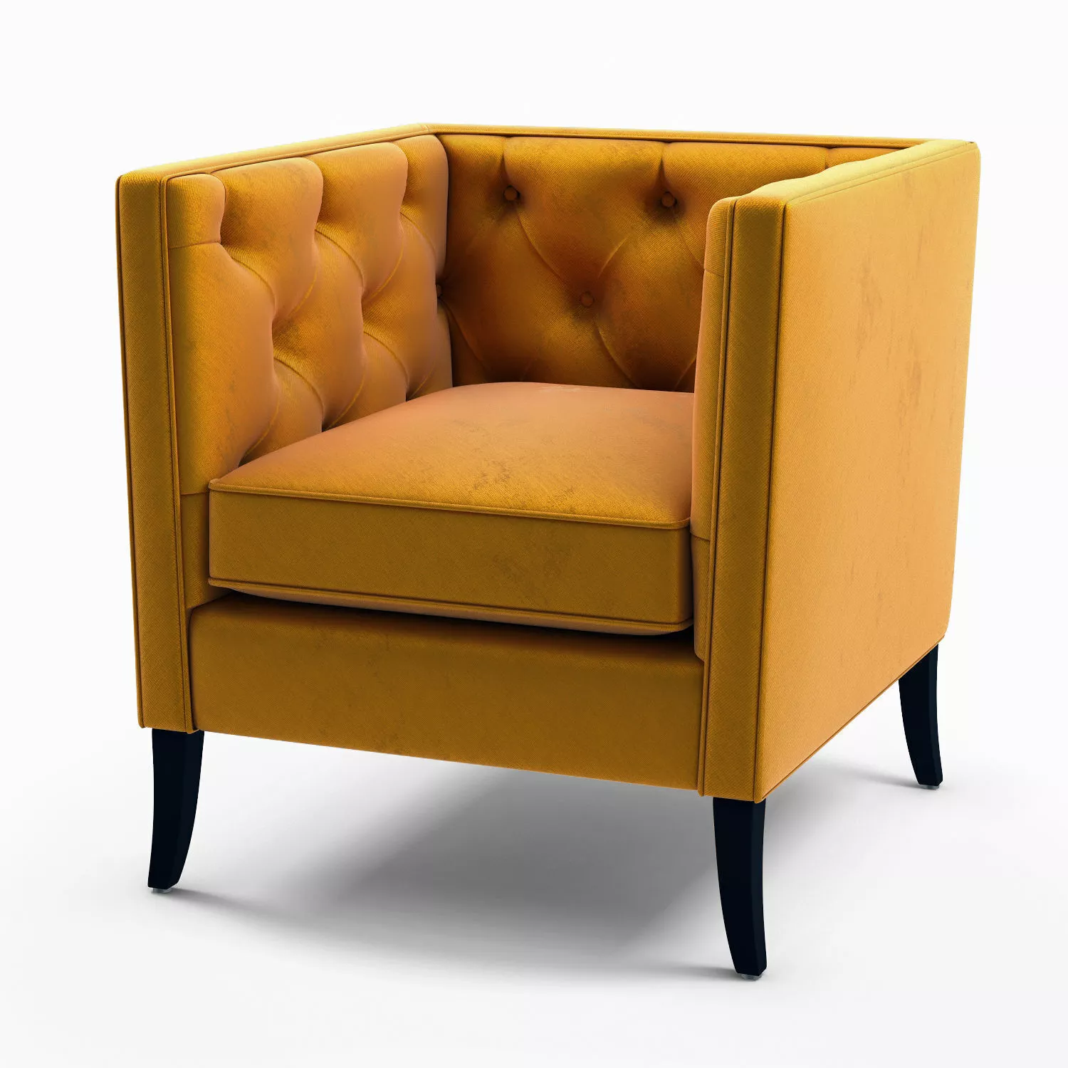 Homeline Emerson capitone armchair 3D model
