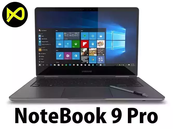 Notebook 9 Pro 15 Inches 2017 3D model