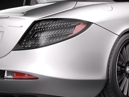 Mercedes-Benz SLR roadster 722s 3D Model 3D model_12