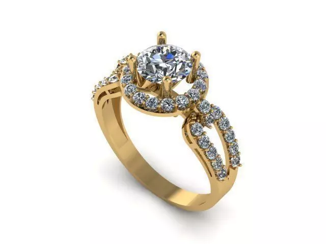 Ring T00474 3D print model_0