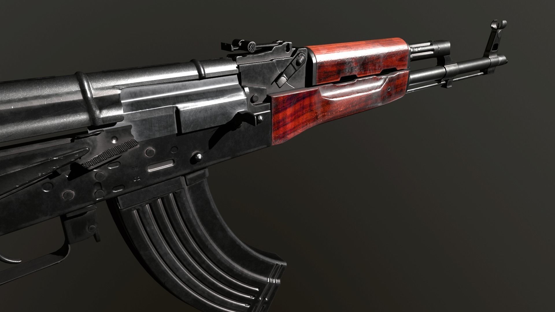 3d model for game Low-poly 3D model_1