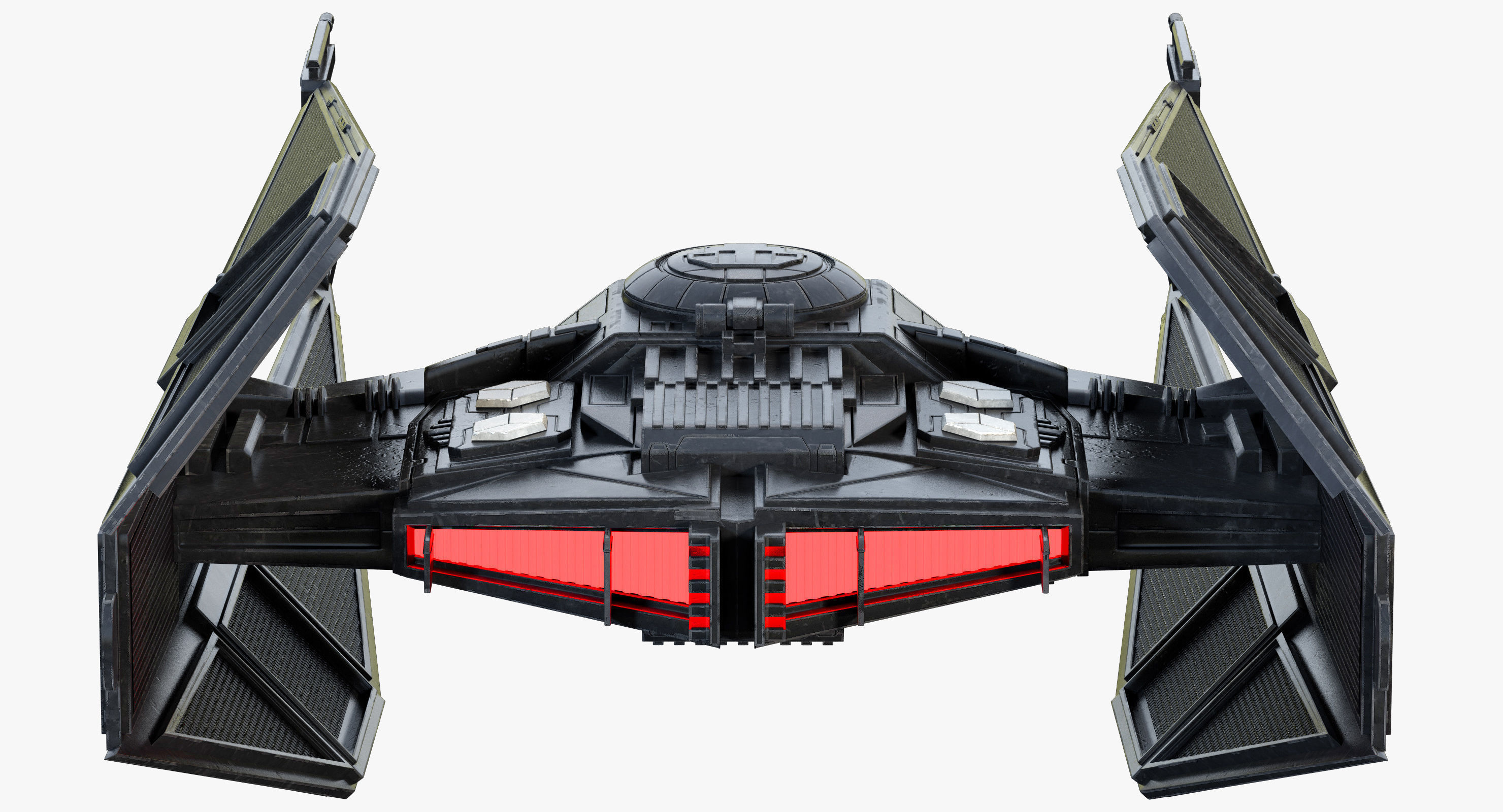 Star Wars Kylo Ren TIE silencer 3D model_15