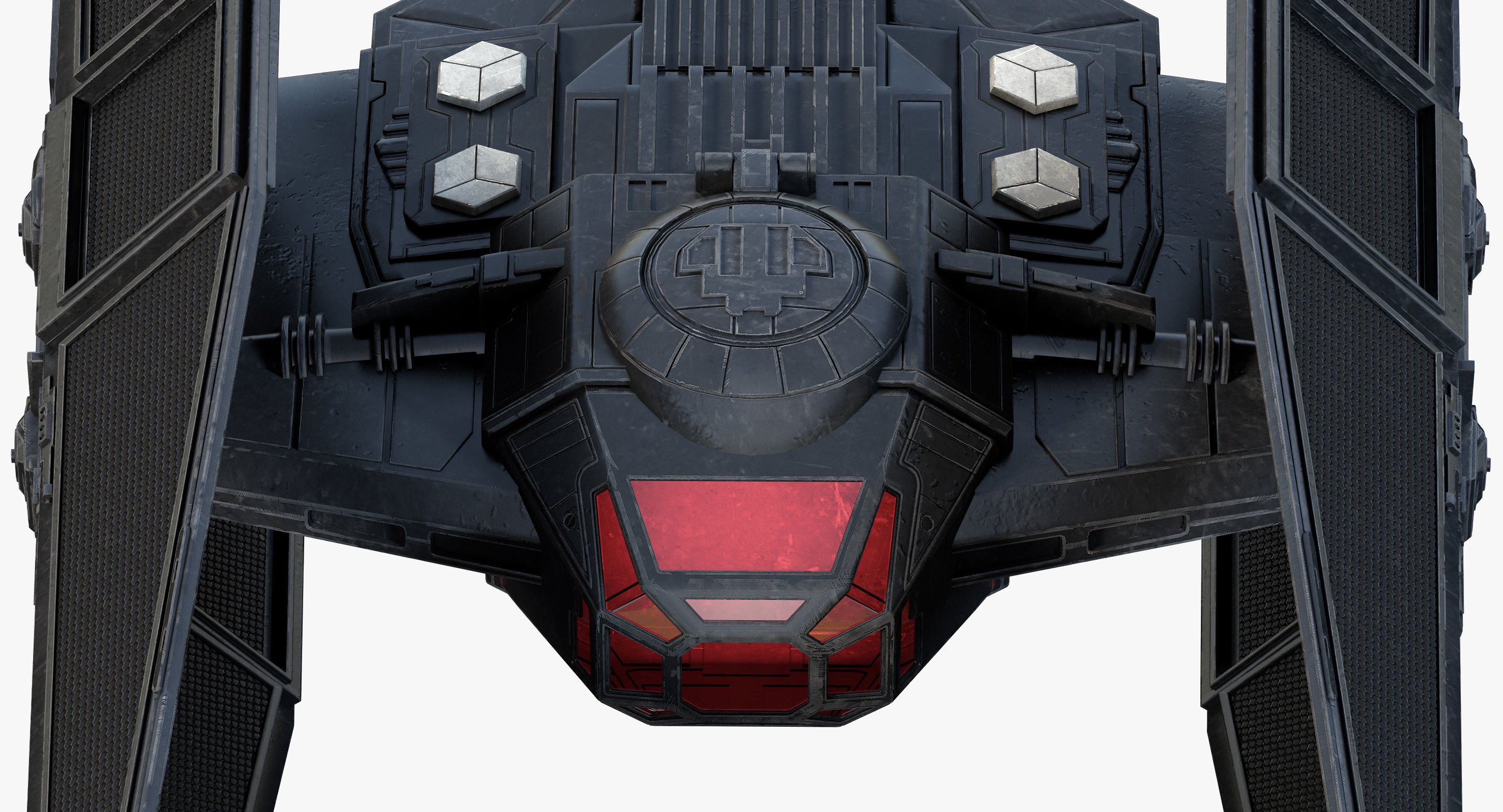 Star Wars Kylo Ren TIE silencer 3D model_14