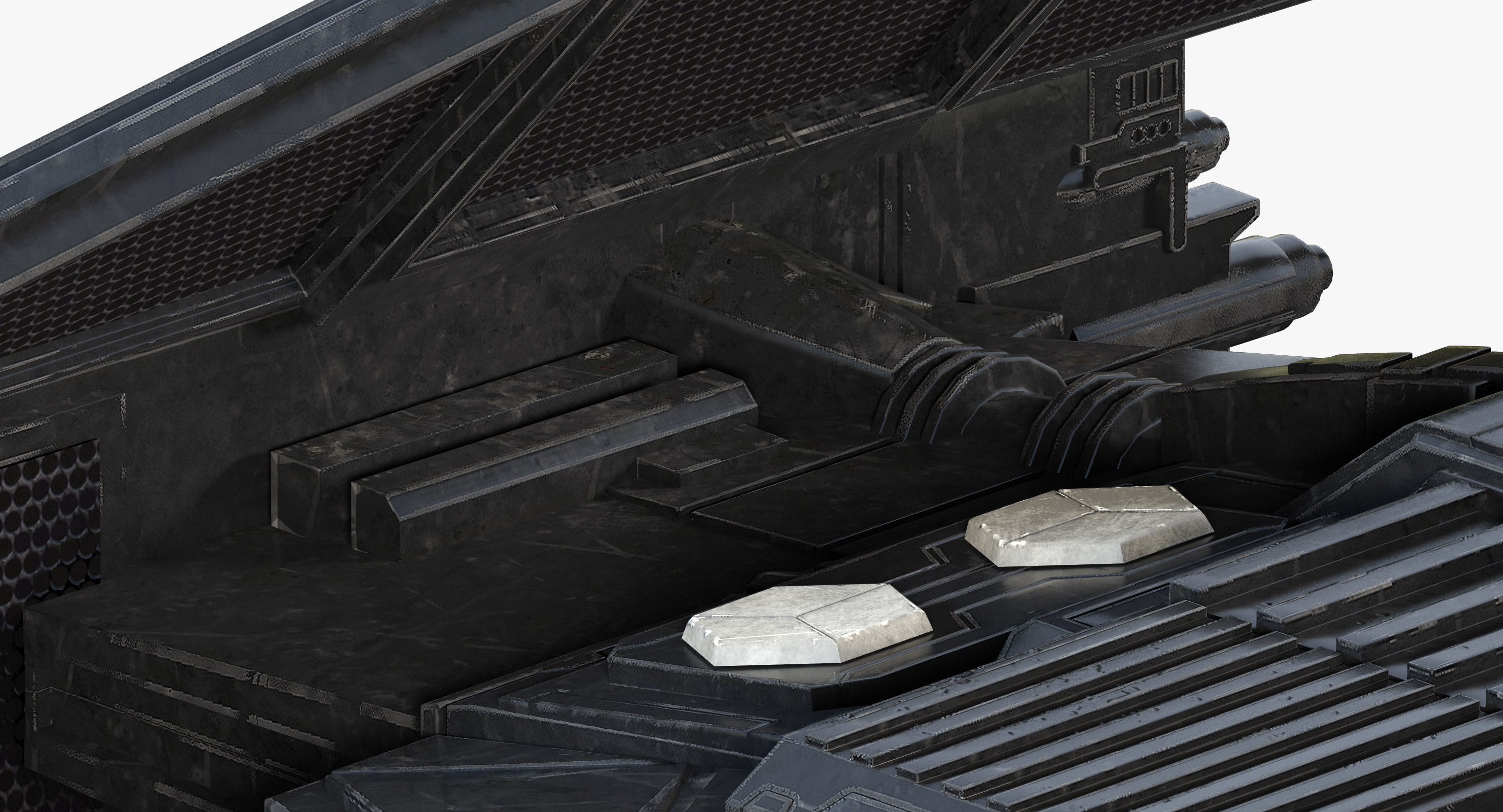Star Wars Kylo Ren TIE silencer 3D model_7