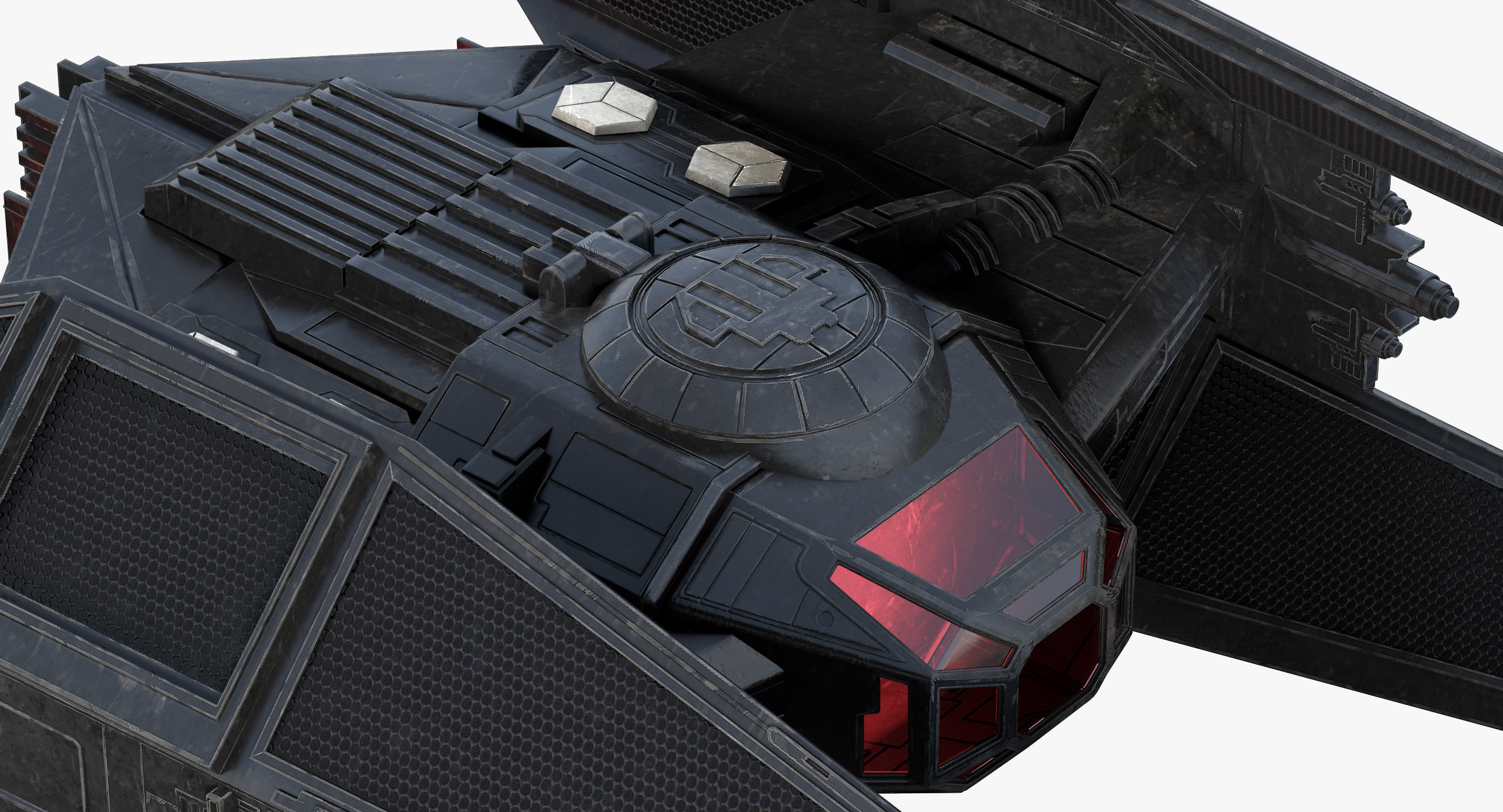 Star Wars Kylo Ren TIE silencer 3D model_6