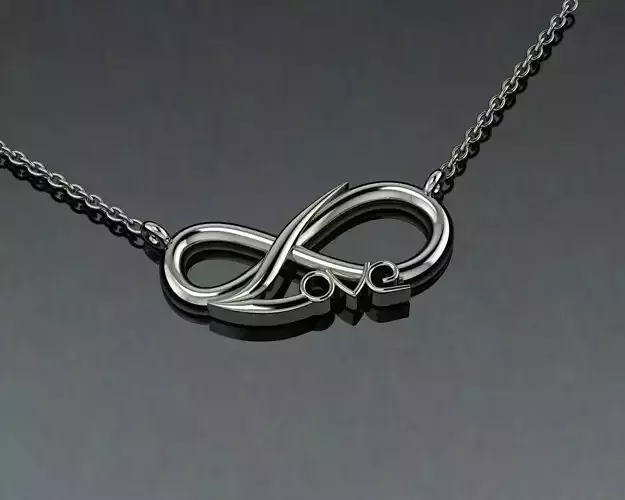 Love infinity pendant