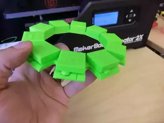 Support material gap carousel Free 3D print model