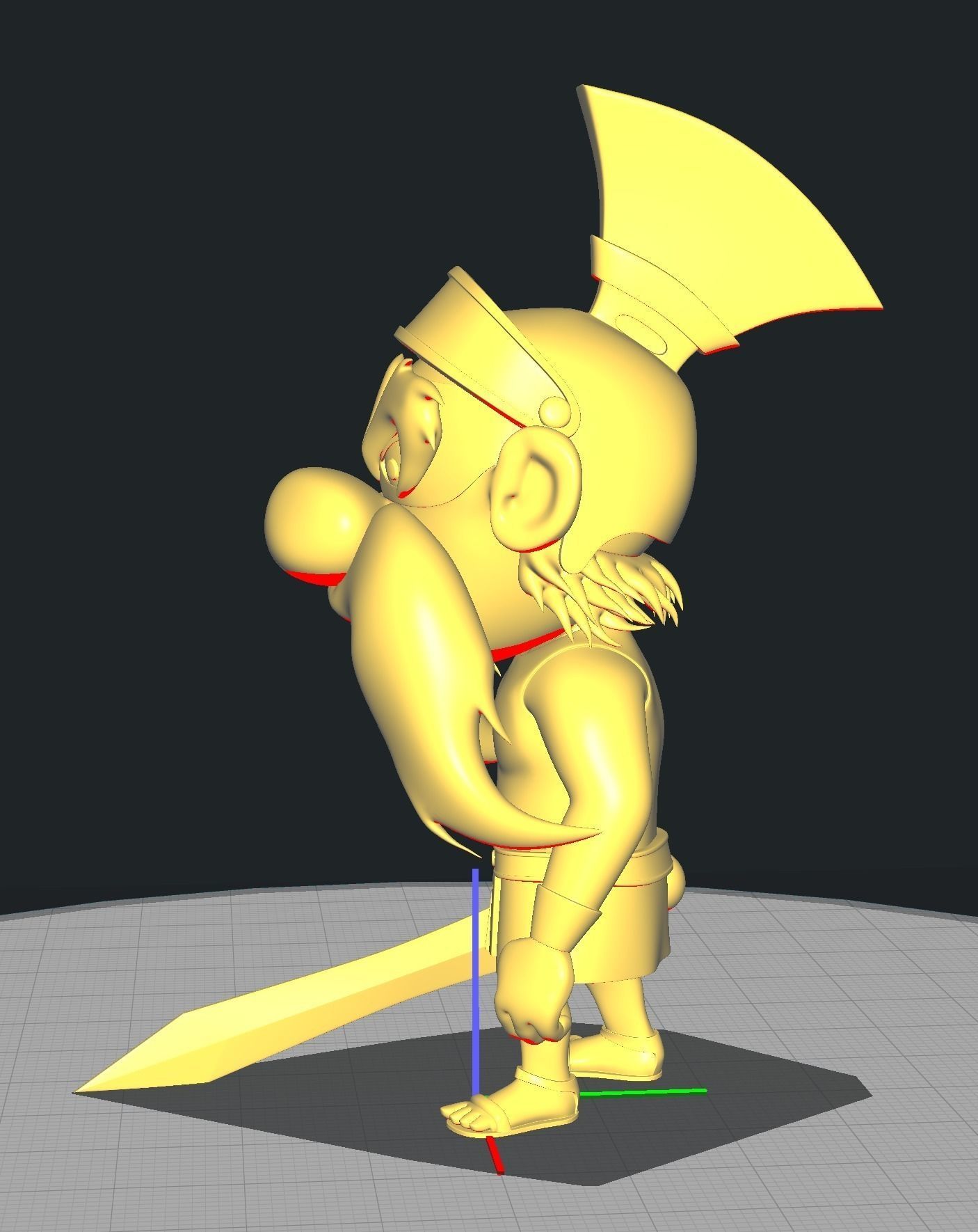 Centurion Sam 3D print model_1