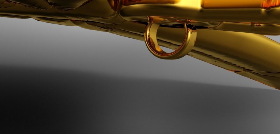 Butterfly Necklace 3D print model_3