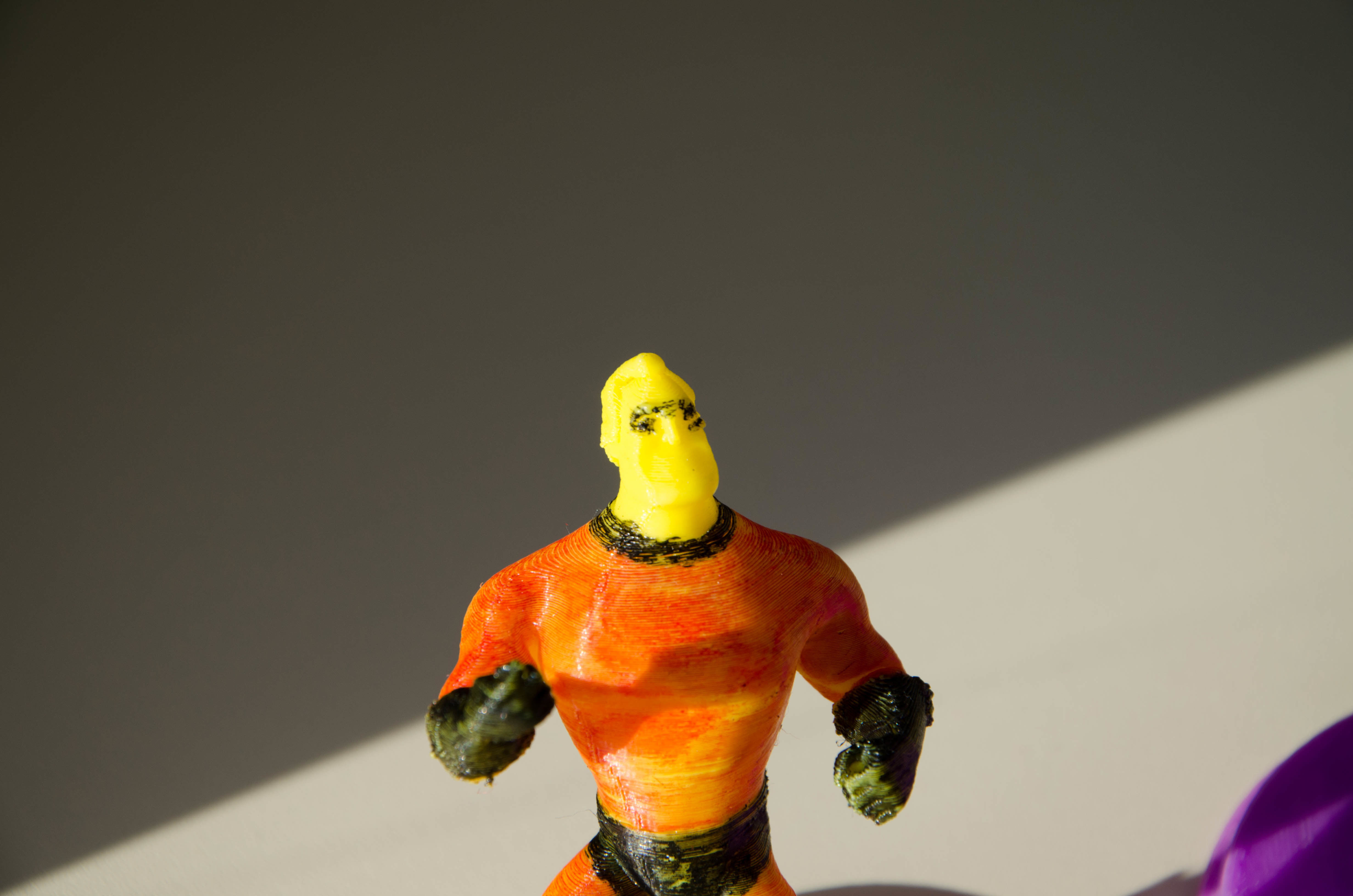Mr Incredible Printable pose 1 3D print model_6