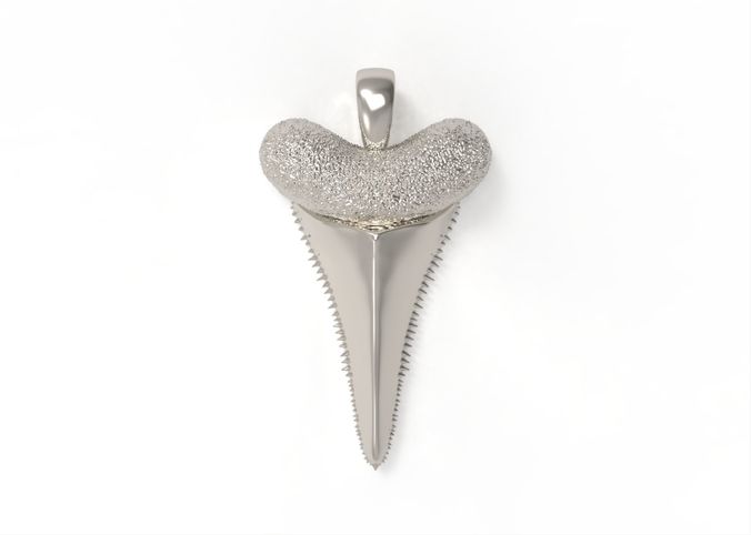 NN015 sterling silver whale horn ring 3D print model