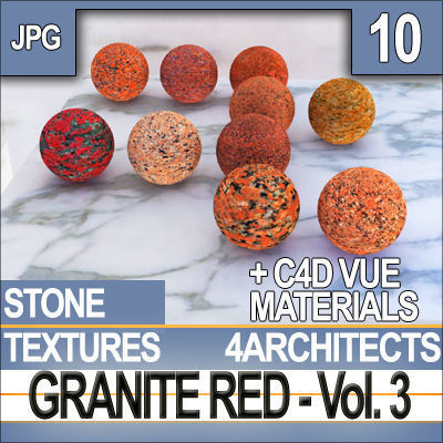 Granite Red and Materials Vol 3 Texture