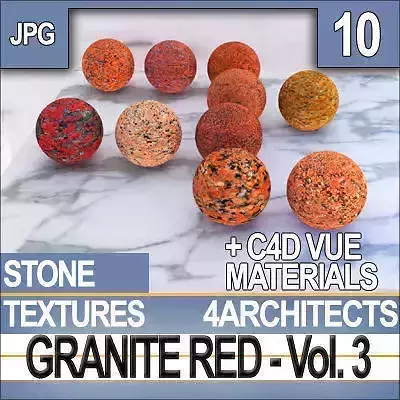 Granite Red and Materials Vol 3 Texture