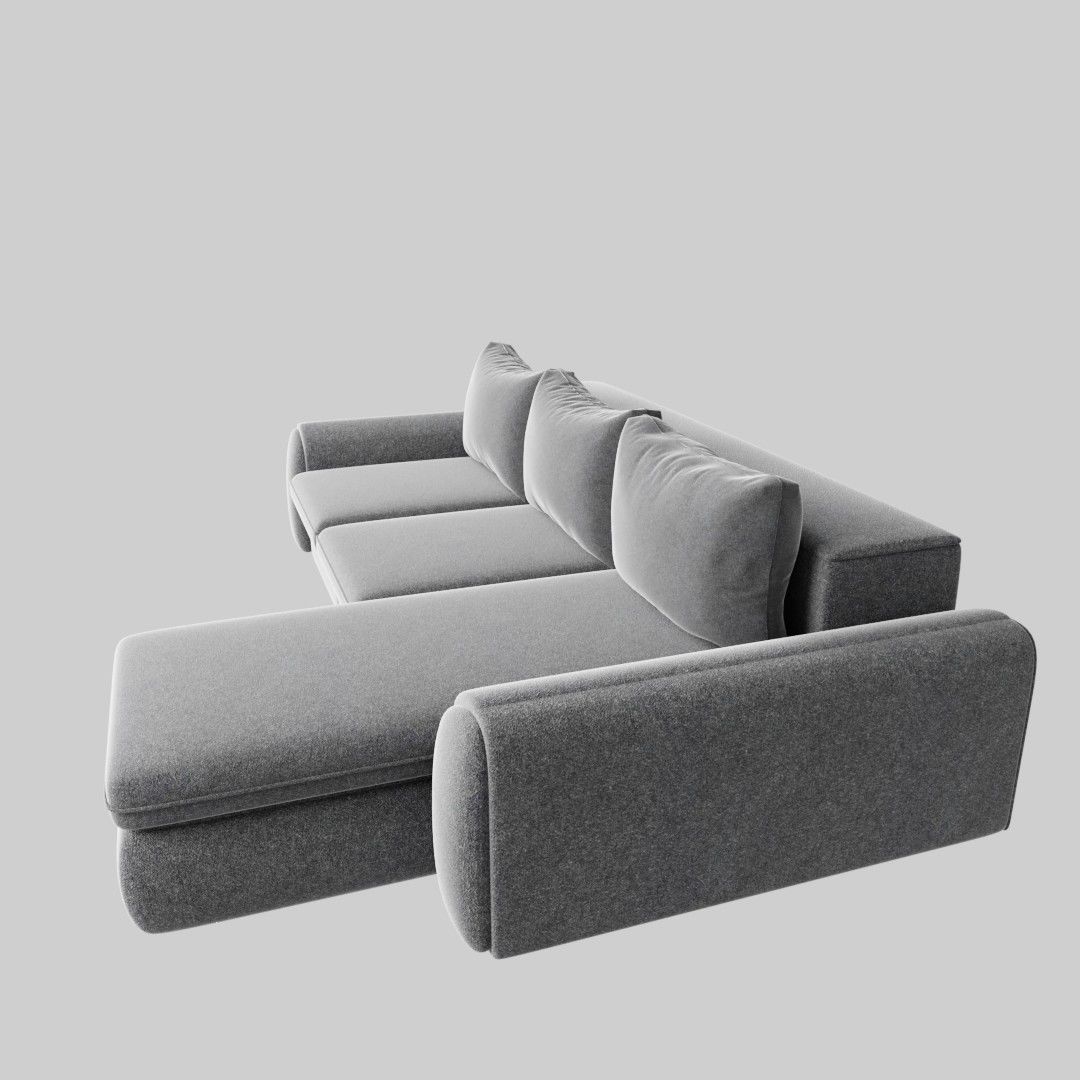 Livingroom Furniture Set 3D model_3