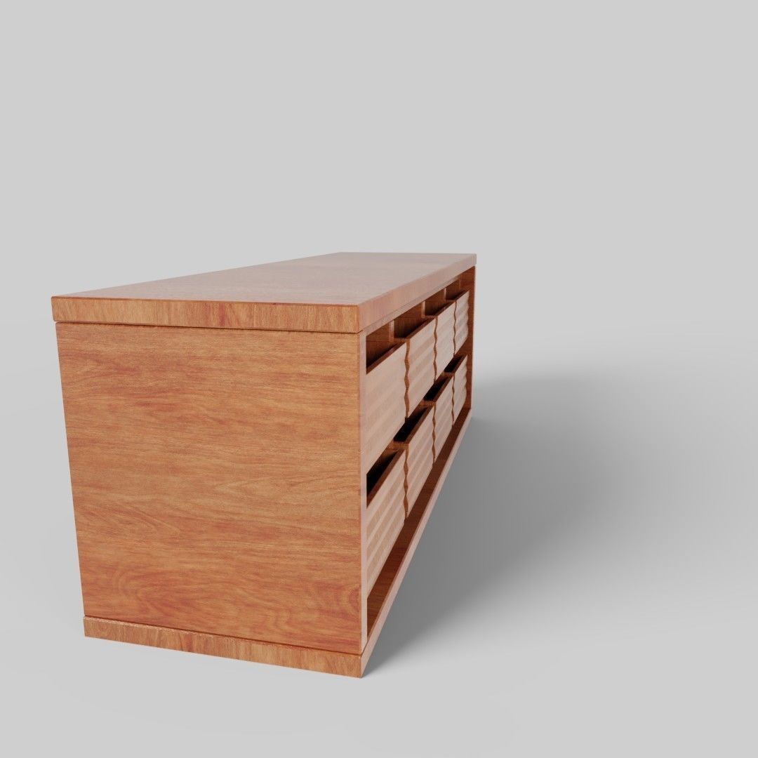 Livingroom Furniture Set 3D model_17