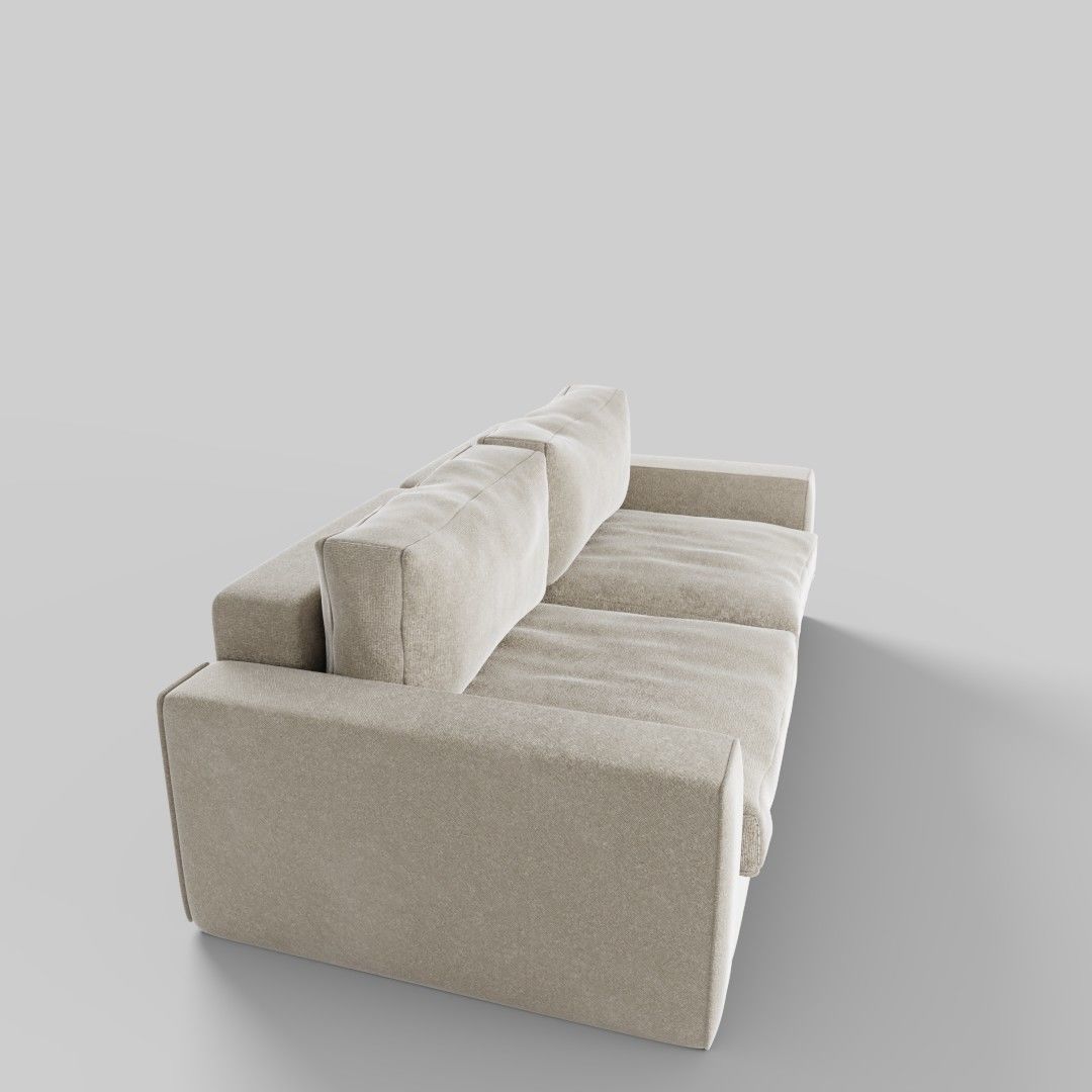 Livingroom Furniture Set 3D model_6