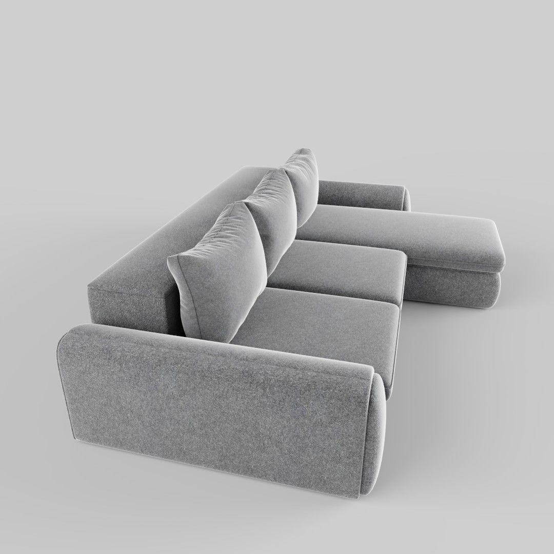 Livingroom Furniture Set 3D model_2