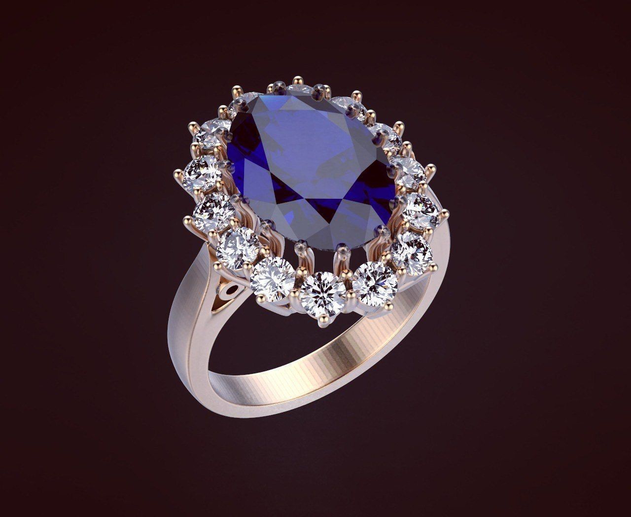 Ring Princess 77 3D print model_7