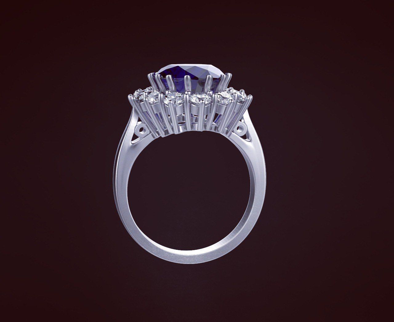 Ring Princess 77 3D print model_9