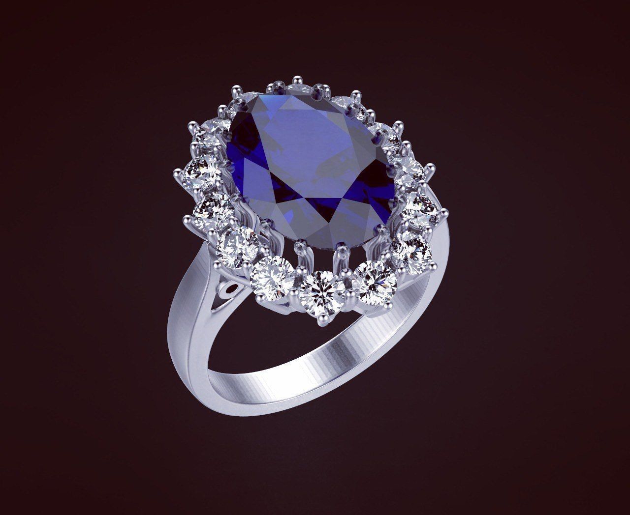 Ring Princess 77 3D print model_3