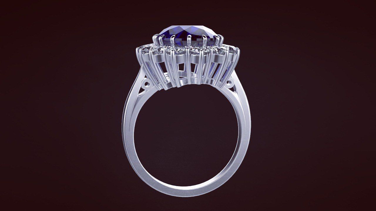 Ring Princess 77 3D print model_4